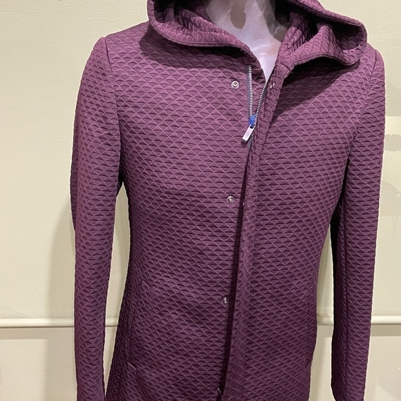 Herri collection jacket/coat purple hoody modern fit - Picture 4 of 6